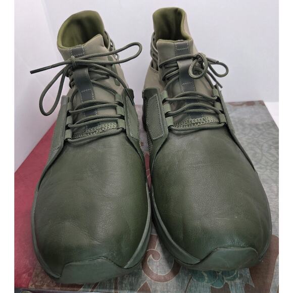 PUMA X FENTY RHIANNA HI TRAINER CYPRESS GREEN SIZE 11 US - Picture 9 of 9